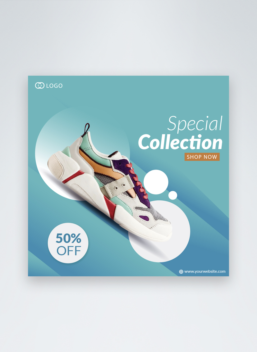 Special collection sport shoes social media post template image_picture ...