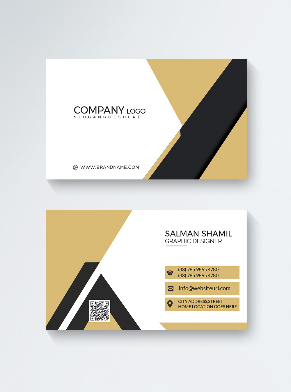 Download Yellow Business Card Template Image Picture Free Download 400900337 Lovepik Com PSD Mockup Templates