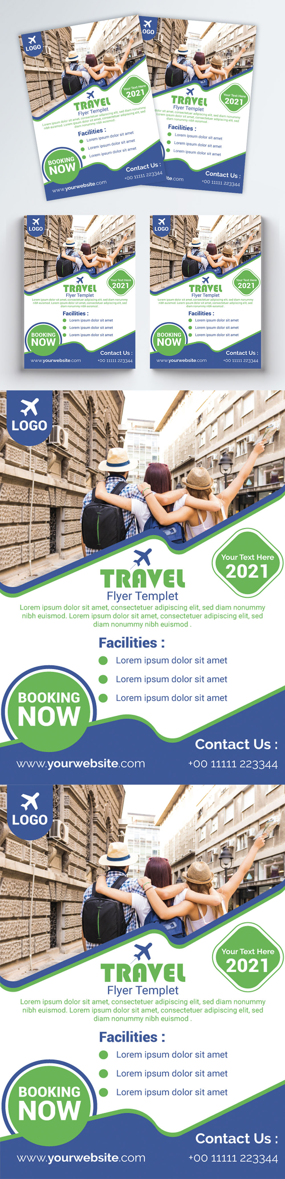 Latest concise holidays travel flyer template image_picture free ...