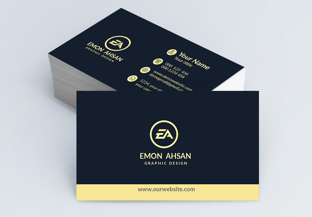 Black Background Business Card Images, HD Pictures For Free Vectors & PSD  Download 