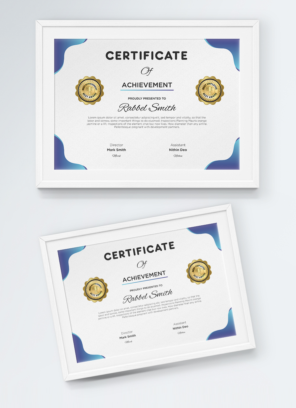 certificate design powerpoint