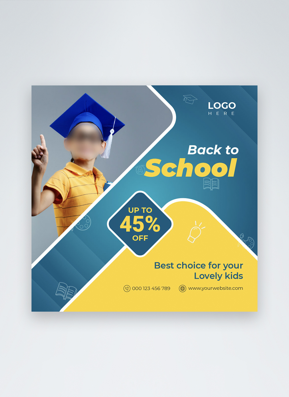 elegant-back-to-school-big-sale-social-media-post-template-image