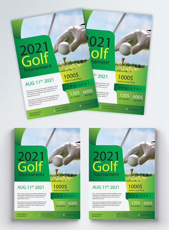 Golf Tournament Flyer Template Download Free from img.lovepik.com