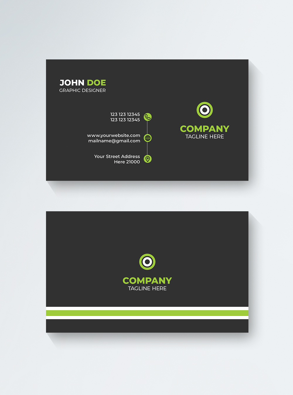 Latest modern business card template image_picture free download ...