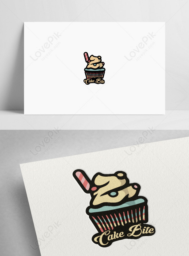 Delicious Restaurant Cupcake Logo Template, bakery logo cupcake, logo, yummy logo