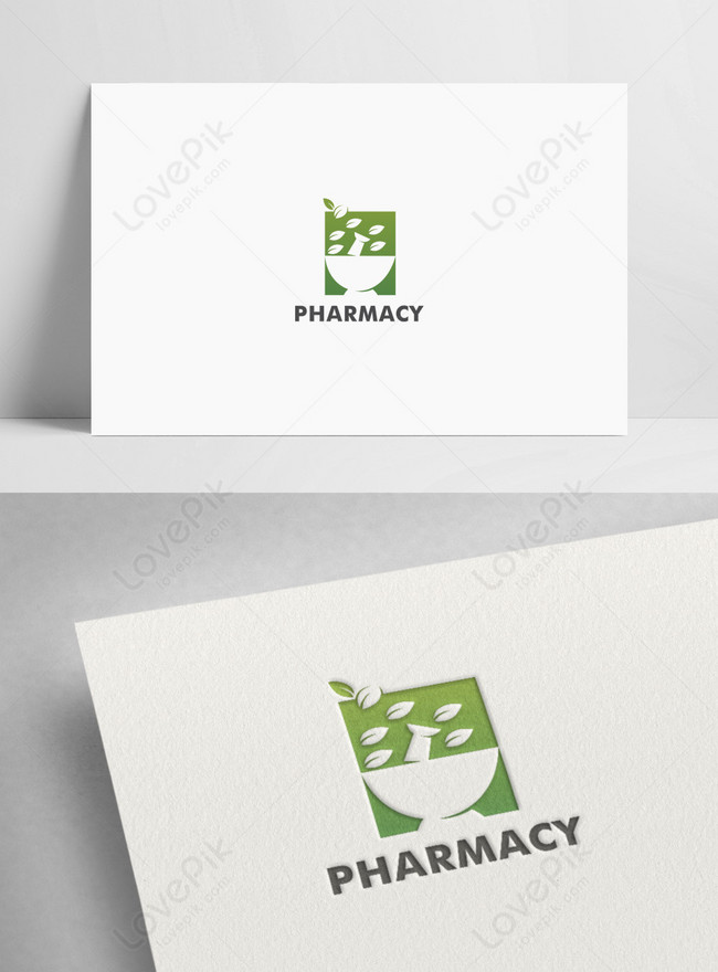 Green Pharmacy Logo Template, business logo, medical logo, pharmacy medical green logo