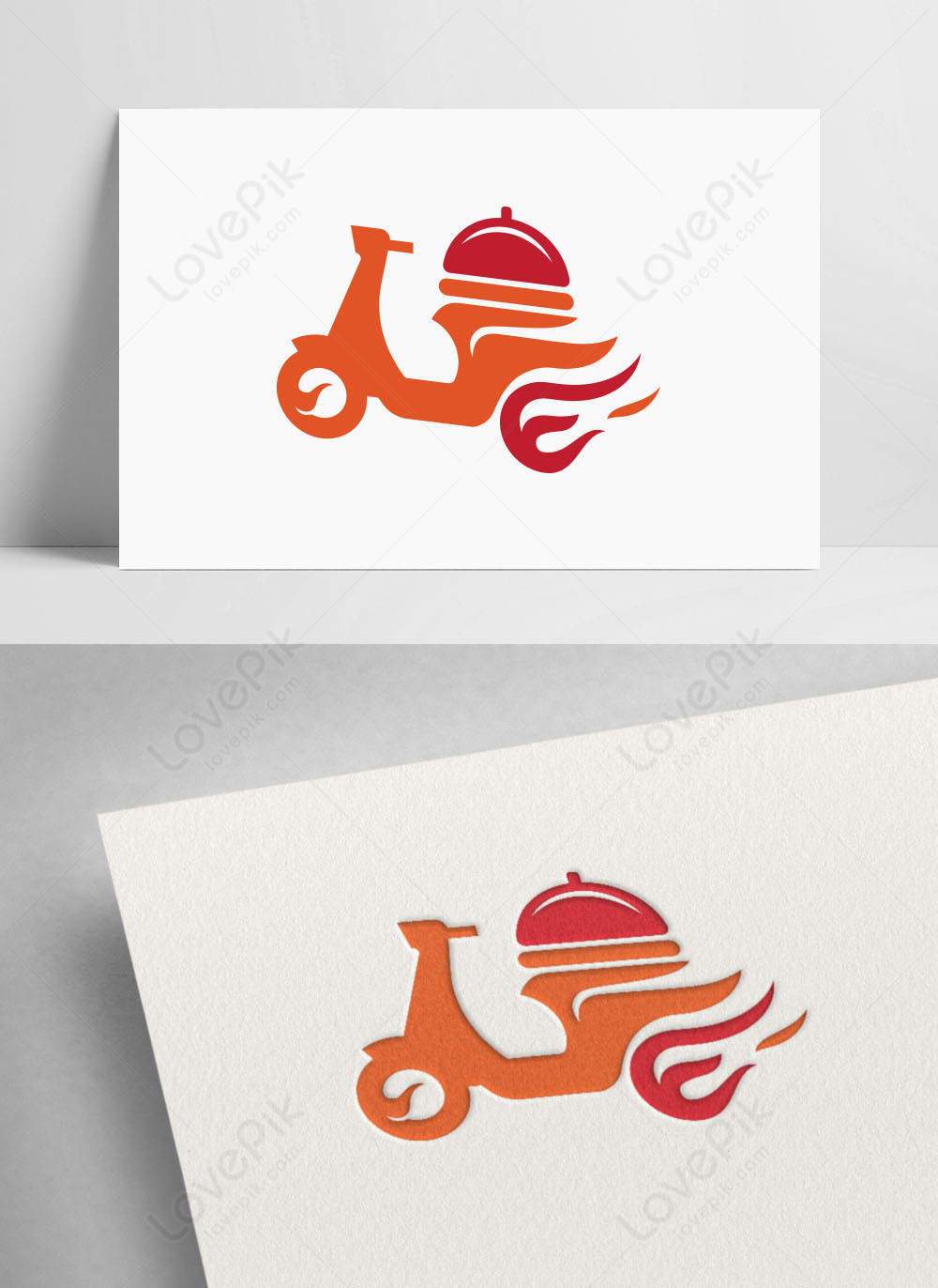 Logo Design Food Delivery With A Scooter Royalty Free SVG, Cliparts,  Vectors, and Stock Illustration. Image 151032262.