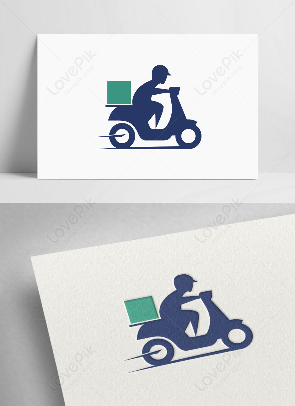 Logotipo De Entrega Azul Fast Scooter | Descarga Plantilla de diseño ...