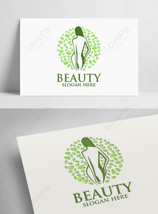 Mẫu Màu Xanh Lá Cây Vẻ đẹp Logo Với Thiết Kế Chuyên Nghiệp