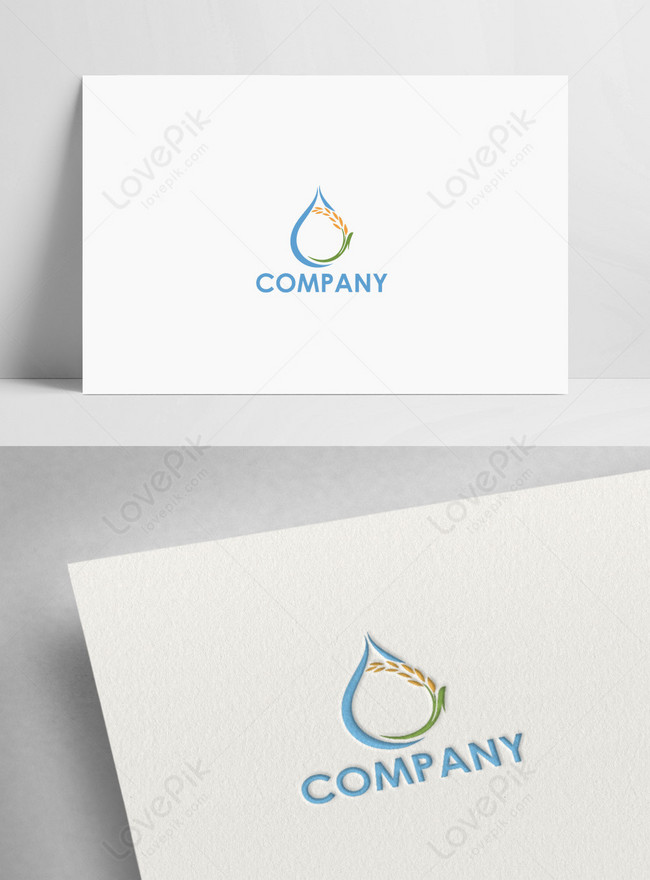 Logotipo De Agricultura De Gota De Agua | Descarga Plantilla de diseño PSD  Gratuita - Lovepik