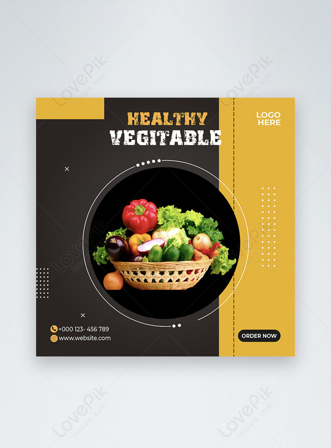 organic vegetable social media post image_picture free download 450042431_lovepik.com