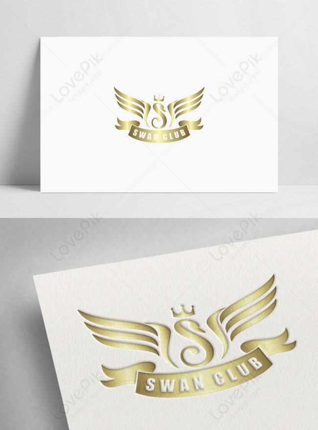 Vector Golden Letter S With Wings And Crown Logo Template Image Picture Free Download Lovepik Com