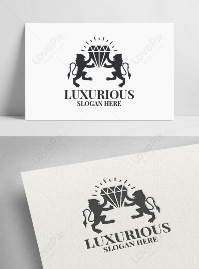 Premium Vector | Luxury royal lion heraldic logos