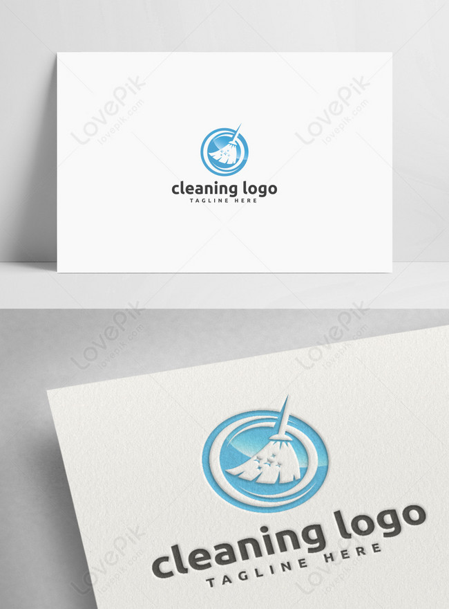 logotipo de servicios de limpieza de casas