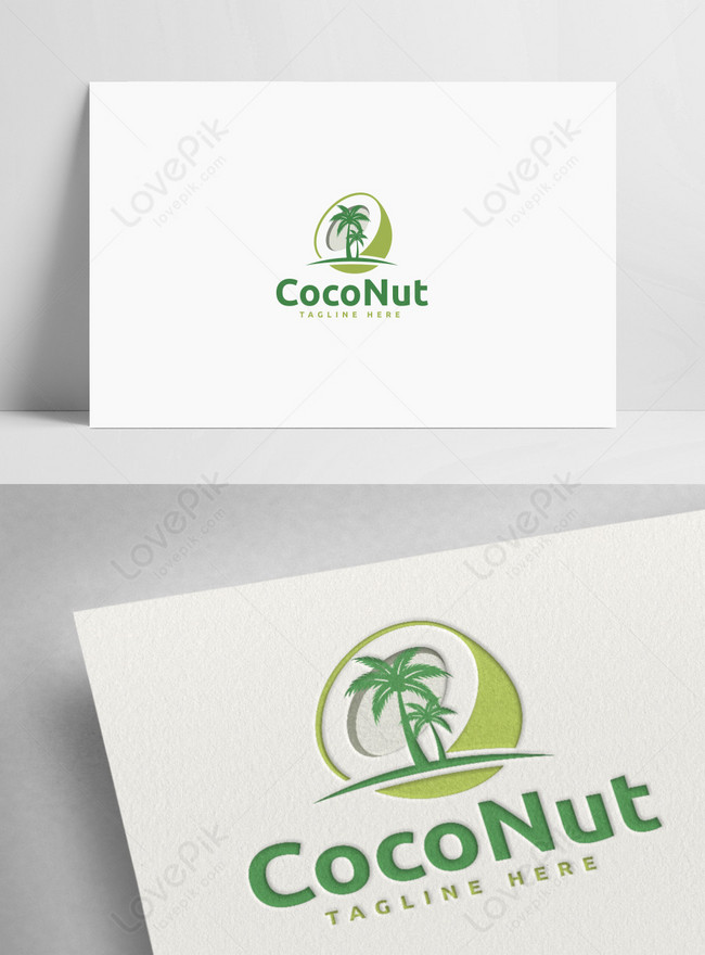 Palm Tree Simple Flat Logo Coconut Tree Logo Stock Illustration - Download  Image Now - Abstract, Art, Beach - iStock