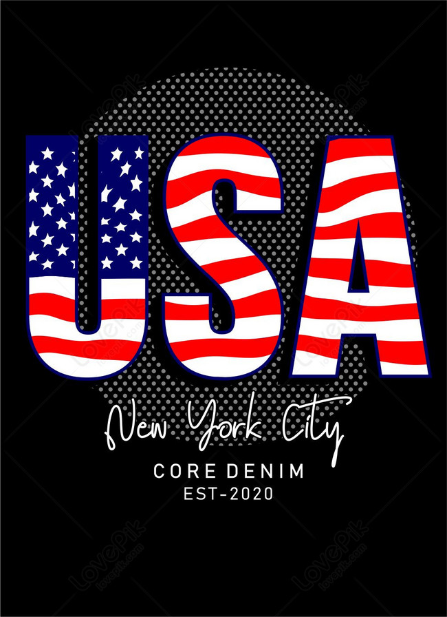 New York T-shirt Design Vector Download