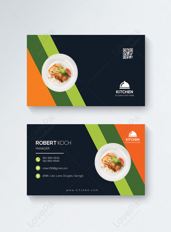 Restaurant Business card Templates pictures and stock images 