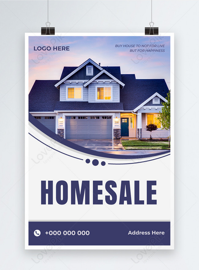 Template Vektor Poster Real Estat Modern Untuk Penjualan Rumah Untuk Diunduh Gratis Lovepik 5924
