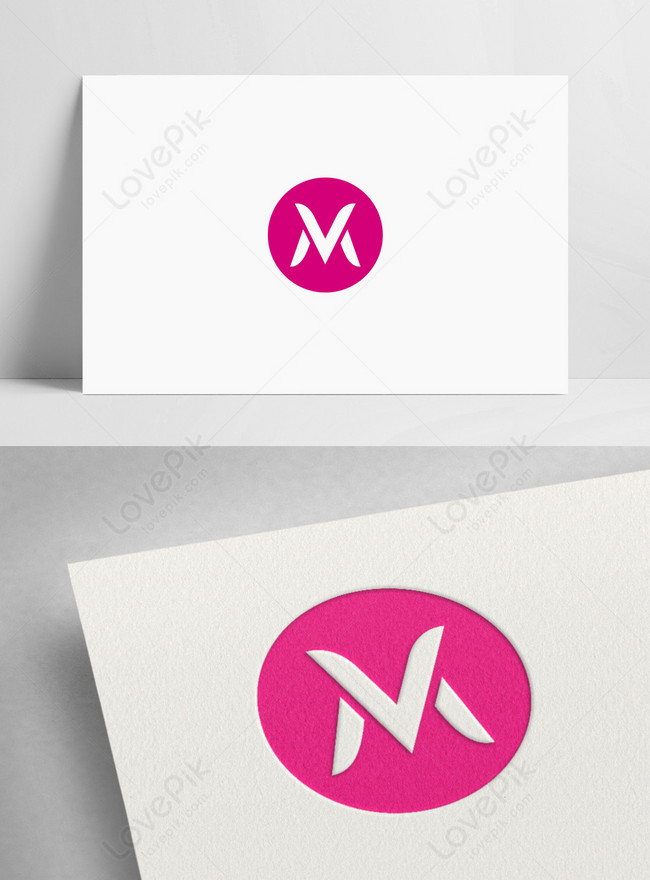 Abstract letter VM logo stock vector. Illustration of abstract - 202359985