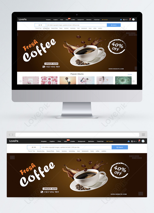 Banner Del Web Fresco De La Cafetería | Descarga Plantilla de diseño PSD  Gratuita - Lovepik