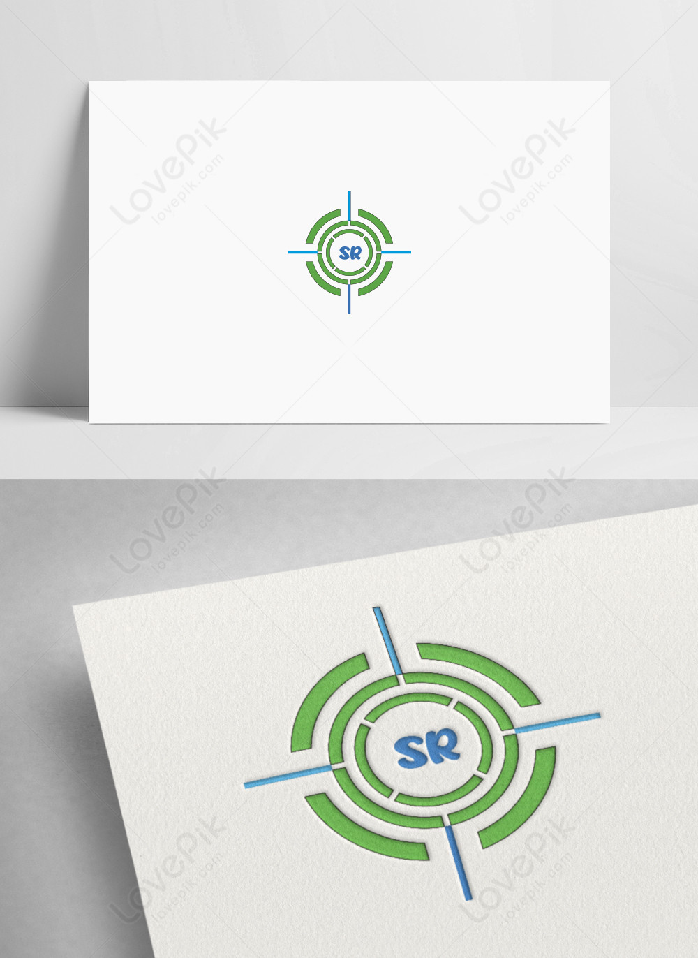 SR logo design template vector illustration Stock Vector | Adobe Stock