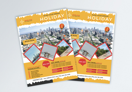 holiday travel and tour flyer , travel,  tourism,  tour template