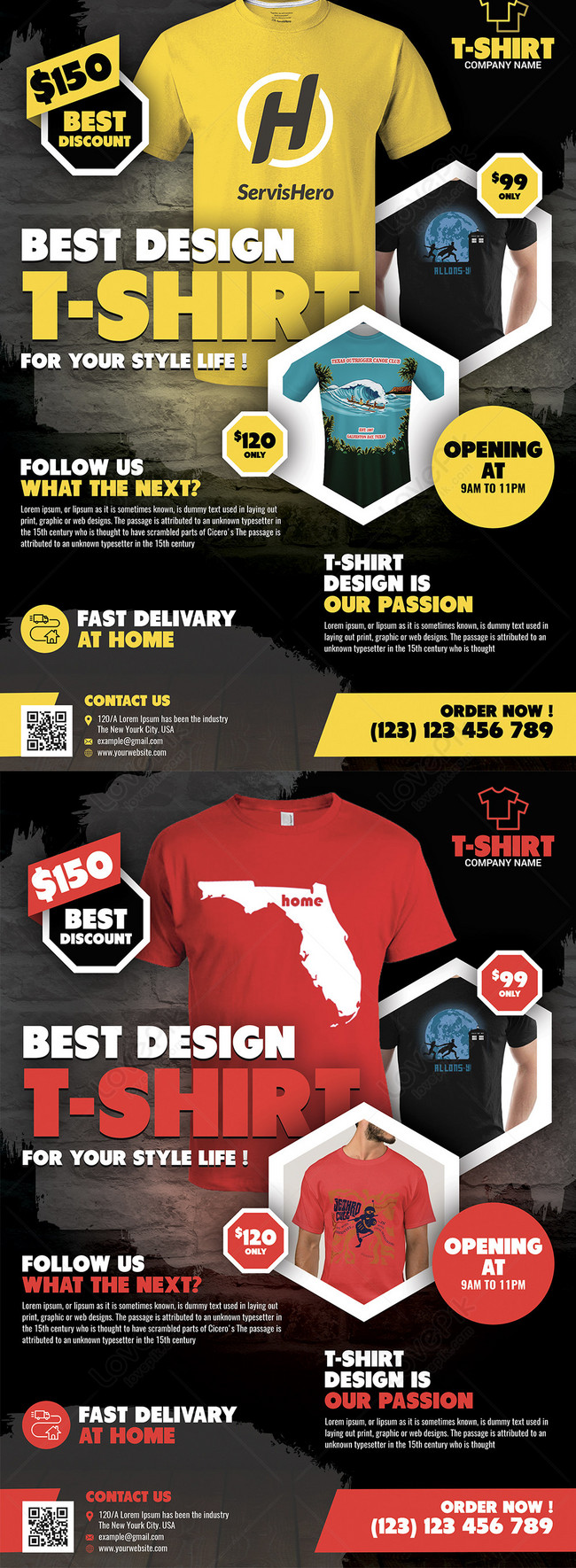 T-Shirt Store Flyer  Store flyers, Flyer, Flyer template