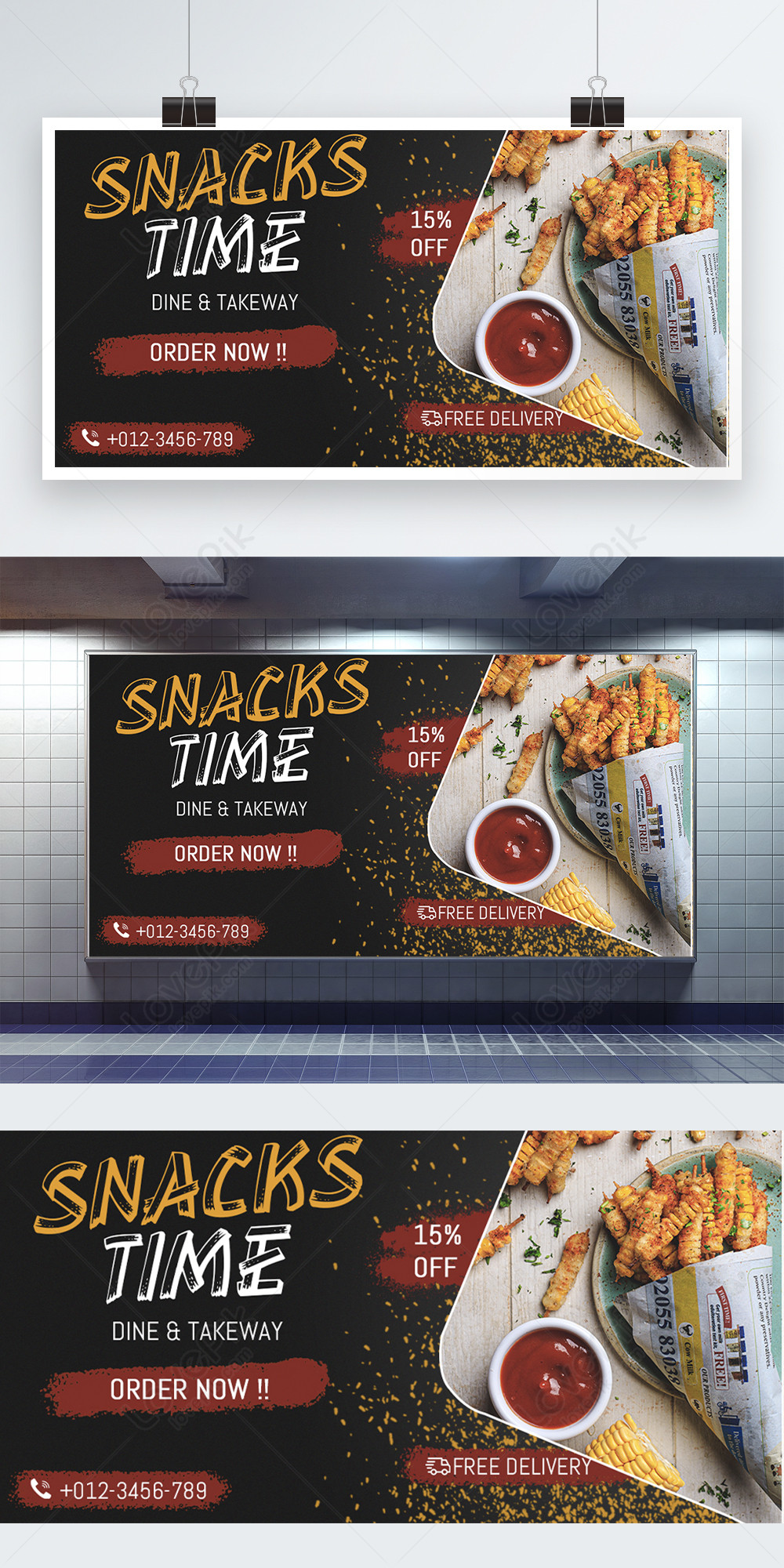 Template Spanduk Billboard Makanan Dan Restoran Untuk Diunduh Gratis ...