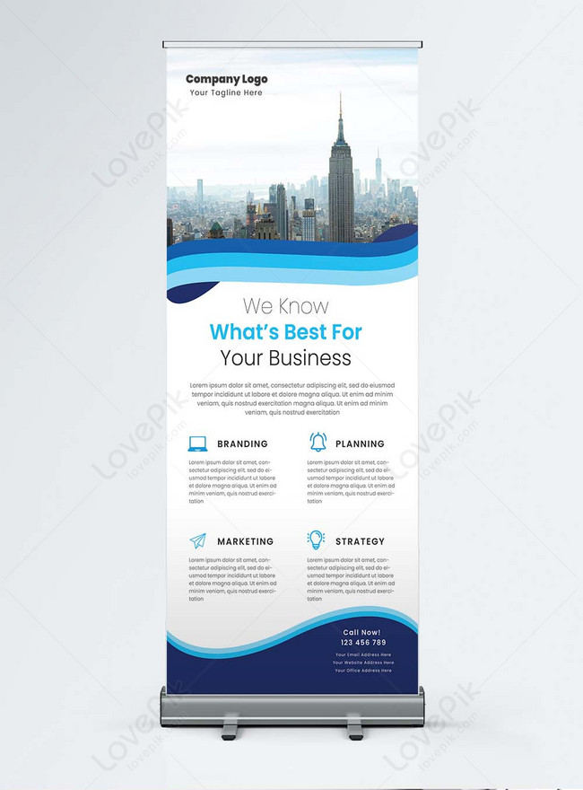 Corporate Business Roll Up Standee Template Banner Brochure Ve, abstract banner design, banner banner design, brochure banner design