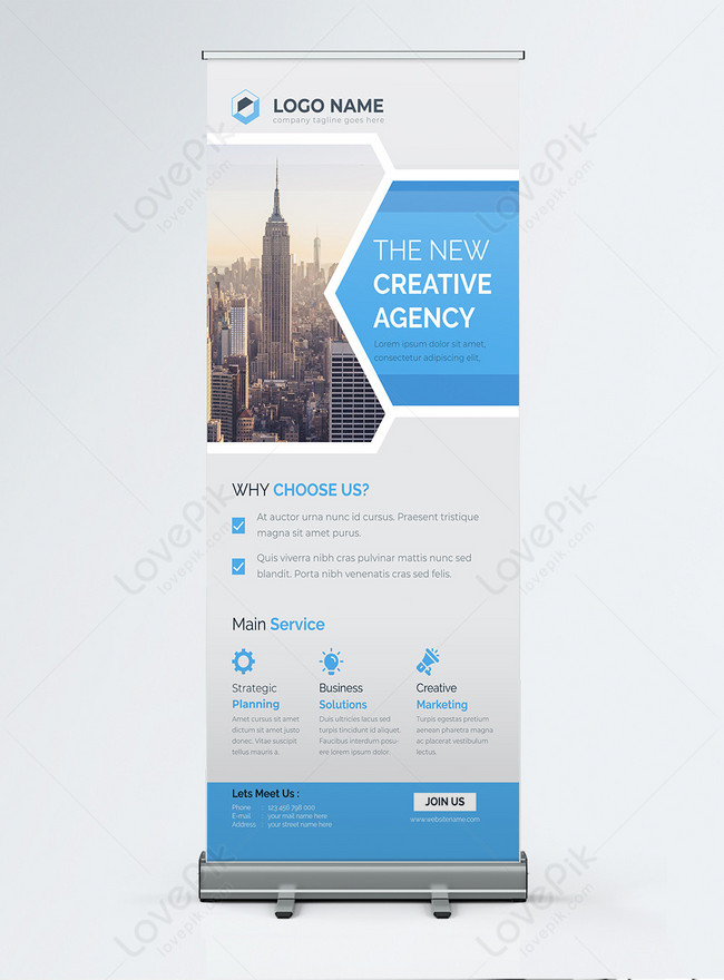 Business Rollup And Standee Banner Design Template, corporate banner design, trade banner design, banner banner design