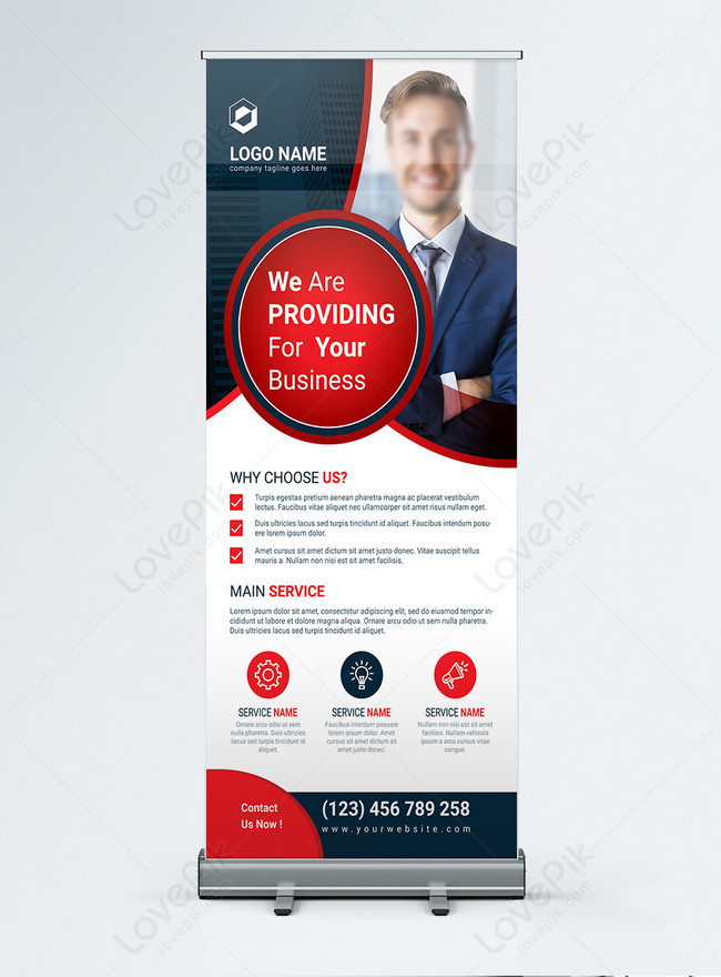 Business Roll Up And Standee Banner Template, advertisement banner design, red standee banner design, up banner design