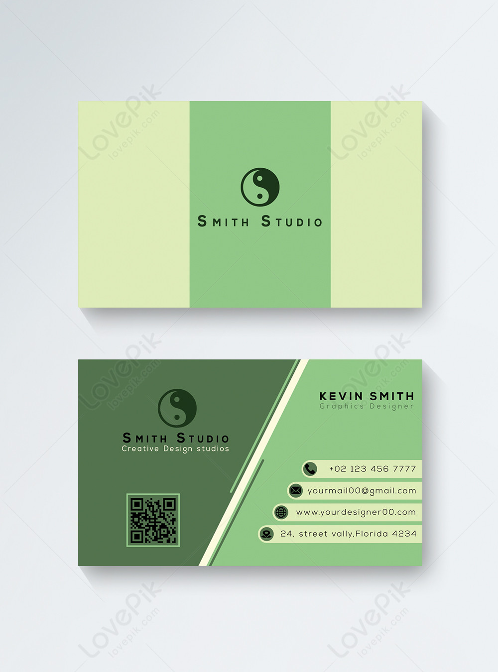 green-latest-business-card-template-image-picture-free-download