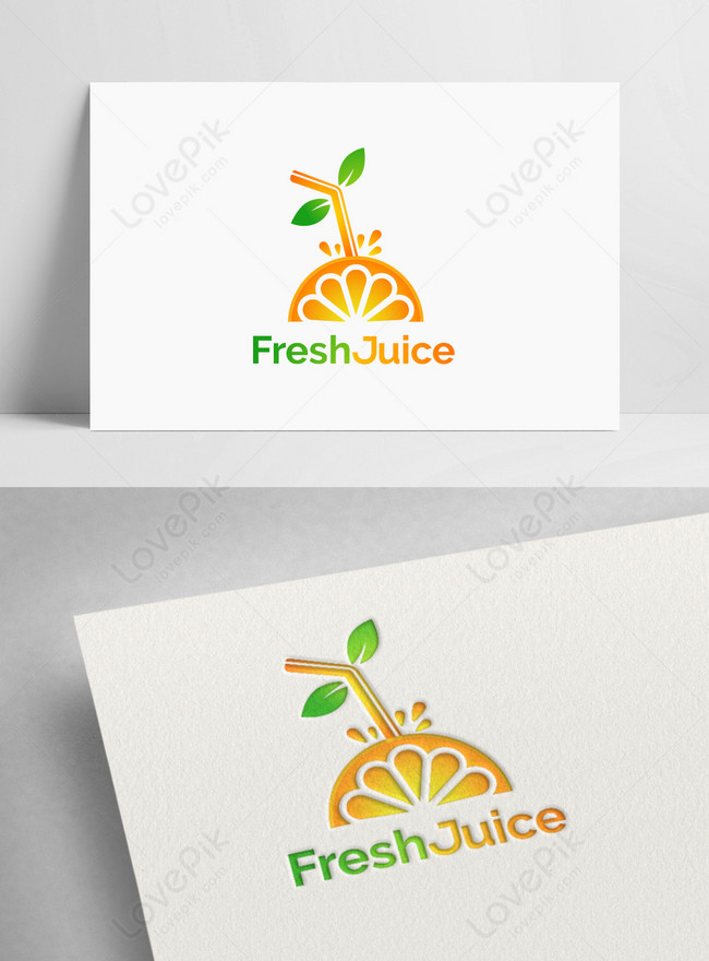 Fresh juice logo images Royalty Free Vector Image