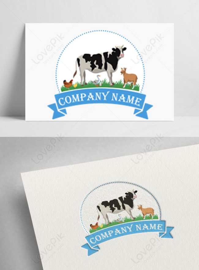 Farm Animal Logo Design Vector Stock Illustration - Download Image Now -  Agriculture, Animal, Badge - iStock