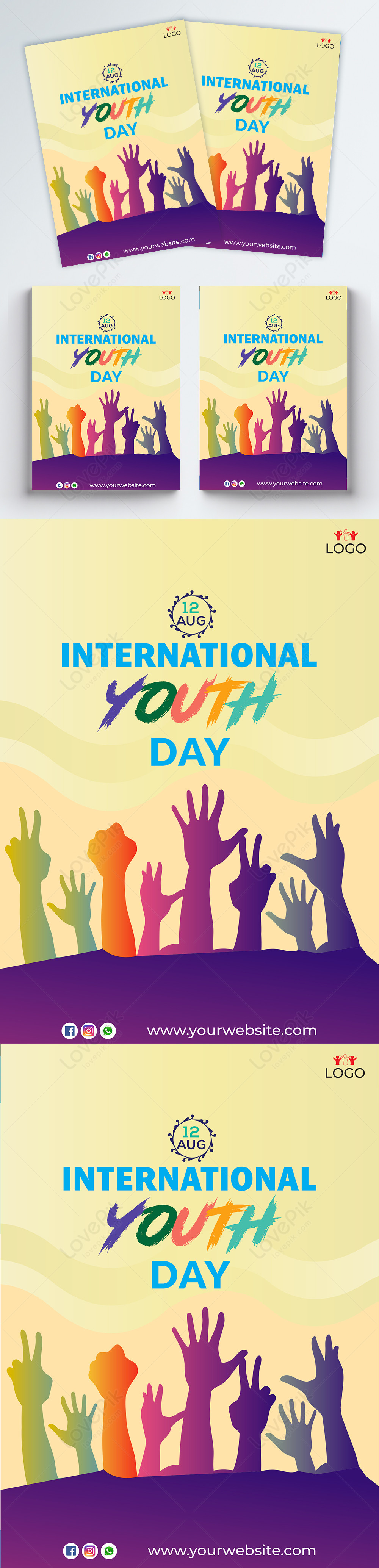 international-youth-day-flyer-template-image-picture-free-download