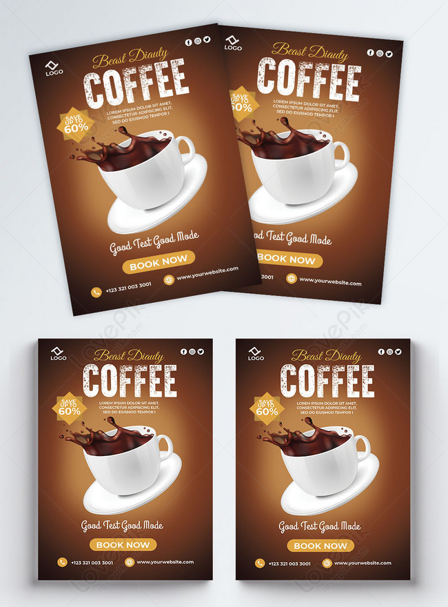 coffee flyers Template