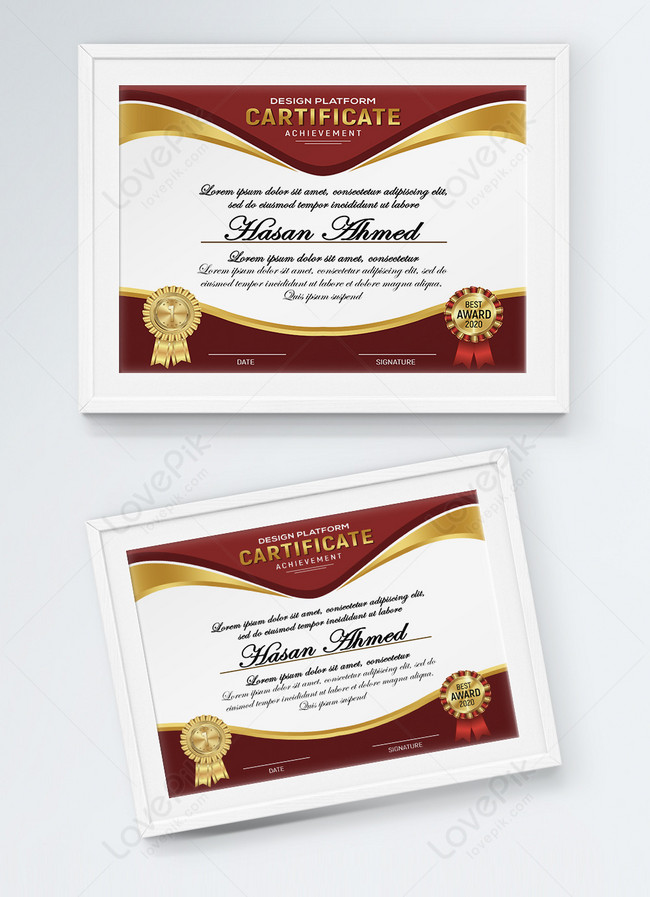 cool certificate design