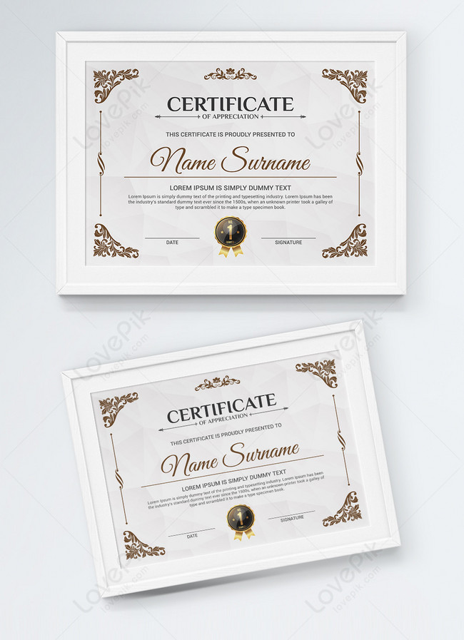 professional certificates templates