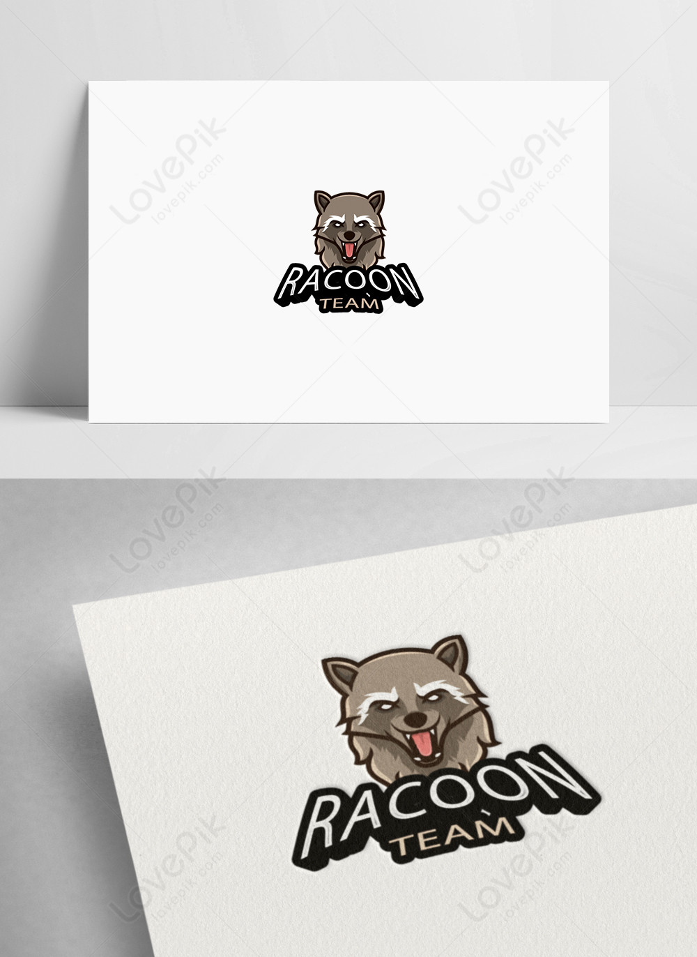 Racoon esport logo template image_picture free download 450088187 ...