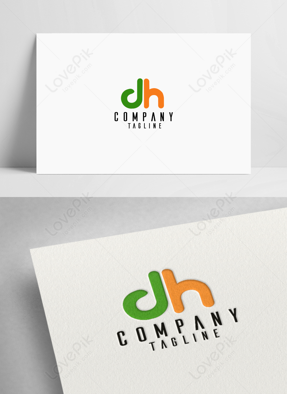 D H Logo For Sale | Letter D H Bird Logo For Sale - Lobotz LTD