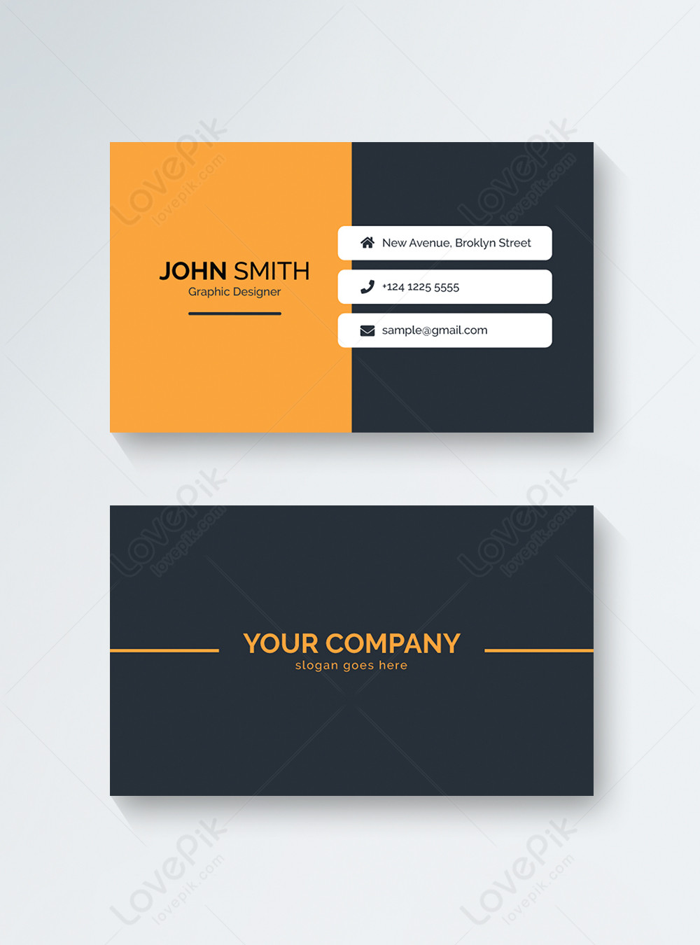 Professional business card template image_picture free download ...