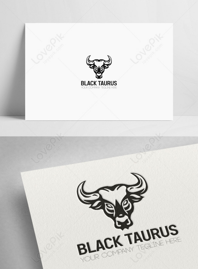 Premium Vector | Bold taurus logo design