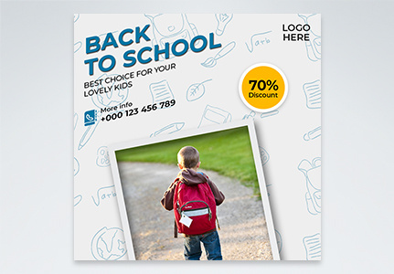 Back To School Backpack Books And Lunch High-Res Vector Graphic