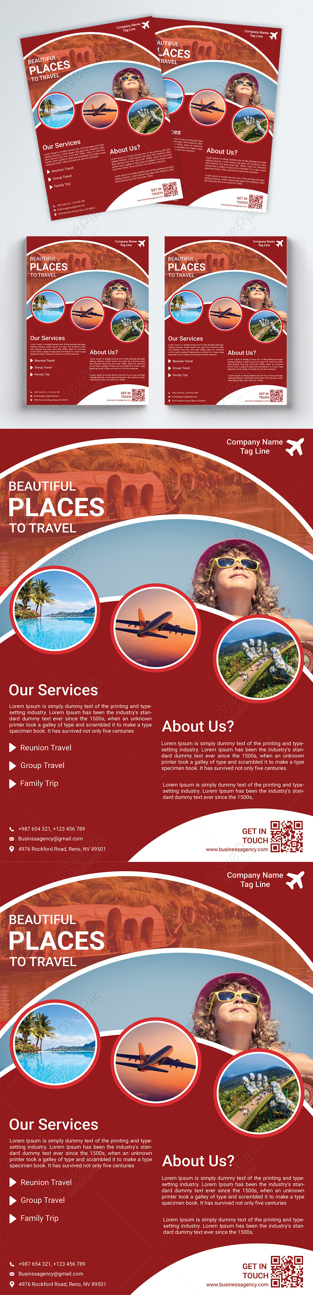 Travel Flyer Template Image picture Free Download 450116078 lovepik