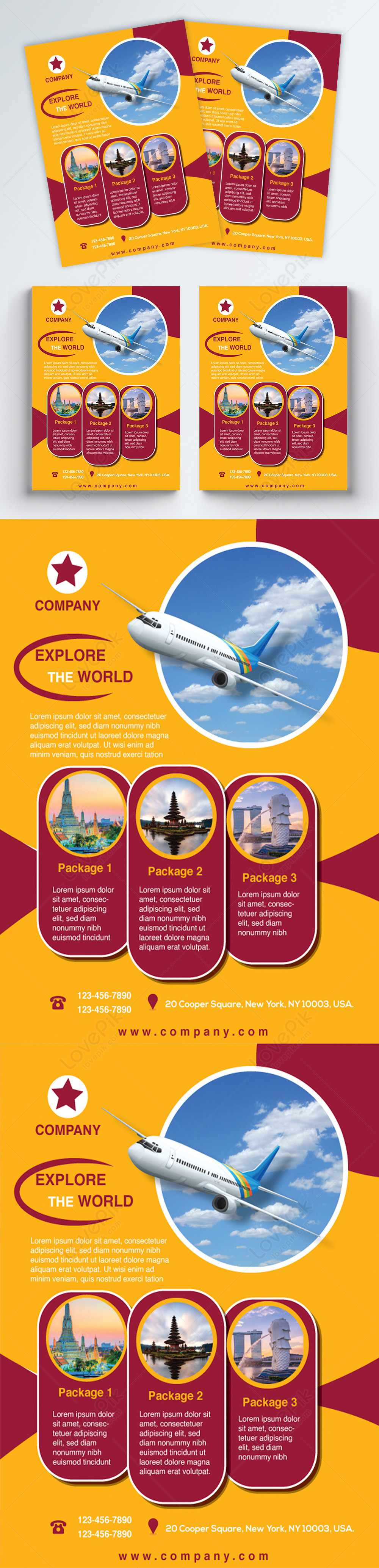 Travel Flyer Template Image picture Free Download 450118045 lovepik