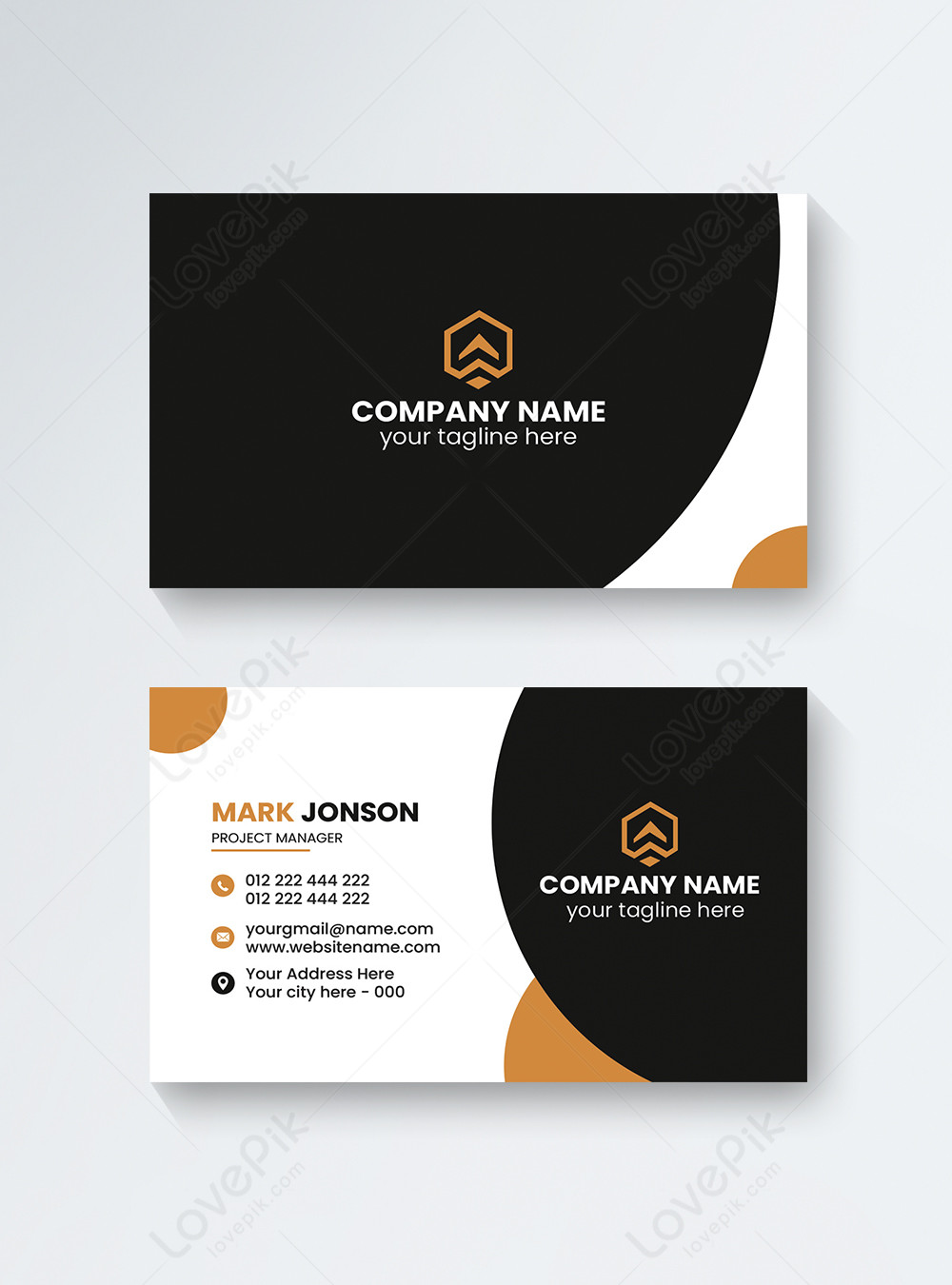 Professional business card template image_picture free download ...