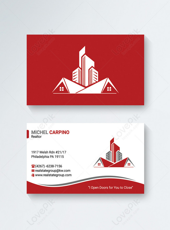 Red and black business card collision visit card template image_picture  free download 