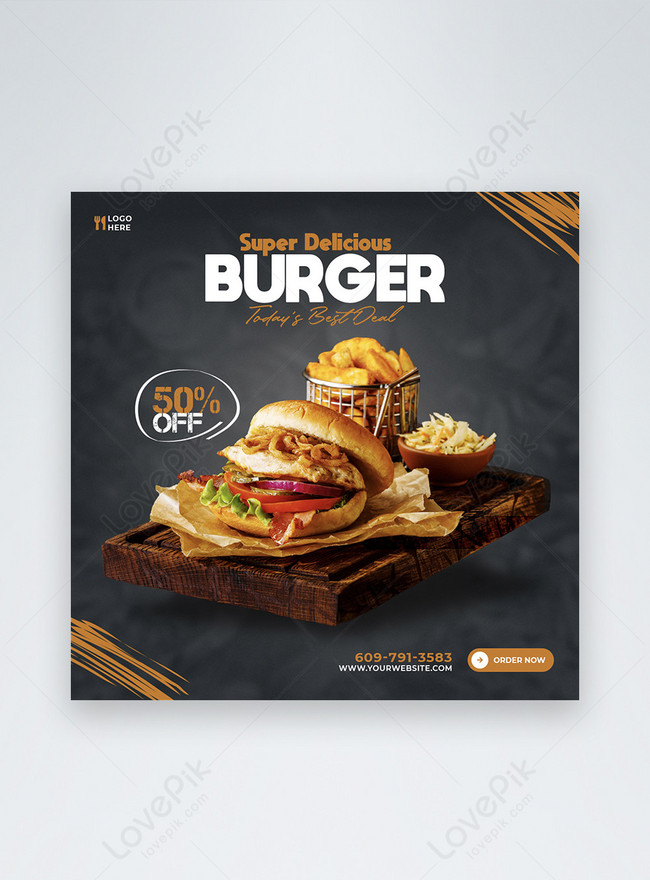 Burger Restaurant Flyer Template Imagepicture Free Download 450120591 8892