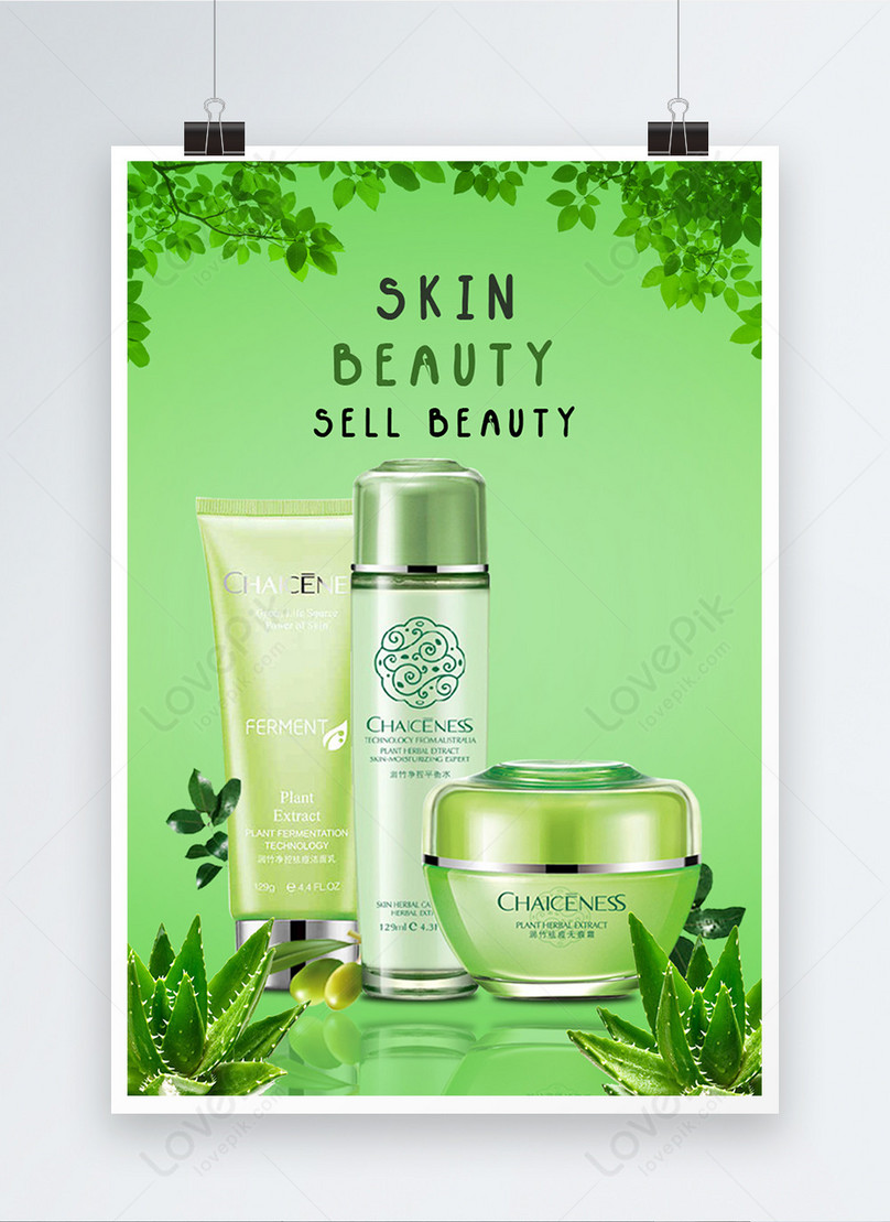 Skin beauty promotion poster template image_picture free download ...