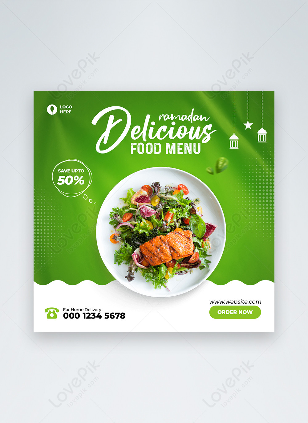 Food menu and restaurant social media post template image_picture free ...